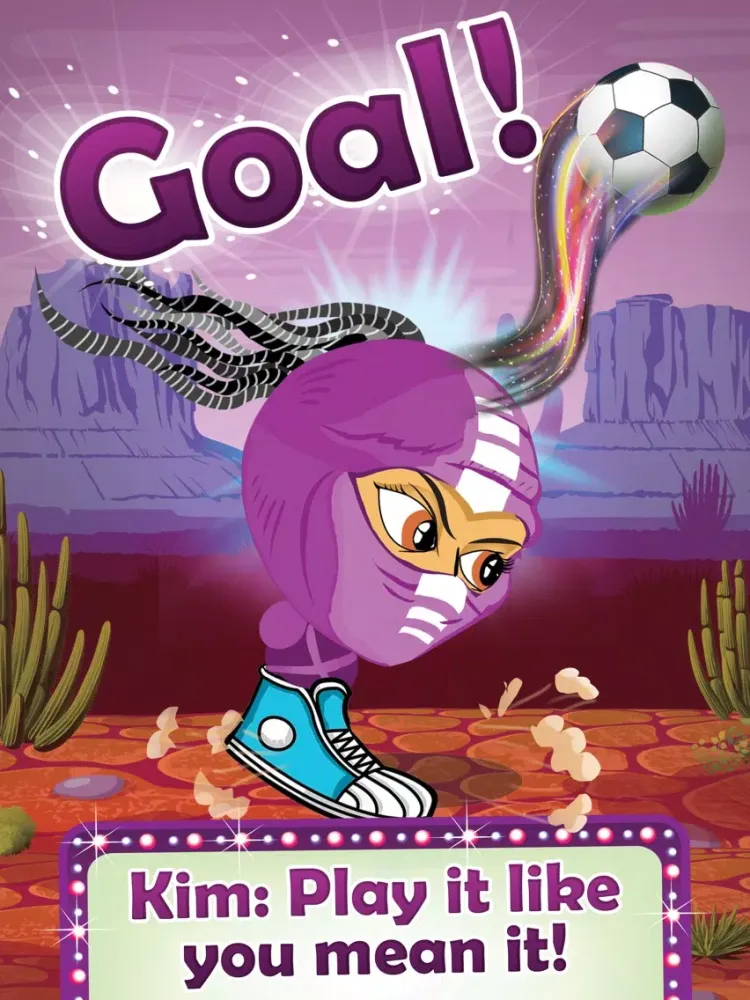 Capturas de tela do Bobbing Ninja Head Football iPad 