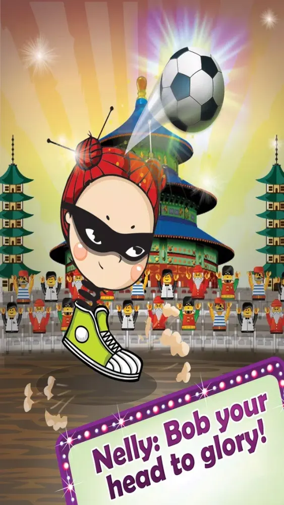 Capturas de tela do Bobbing Ninja Head Football