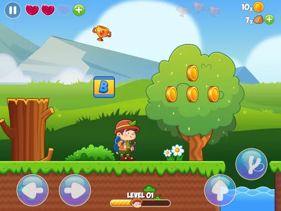 Capturas de tela do Buddy's World : Save Princess iPad 