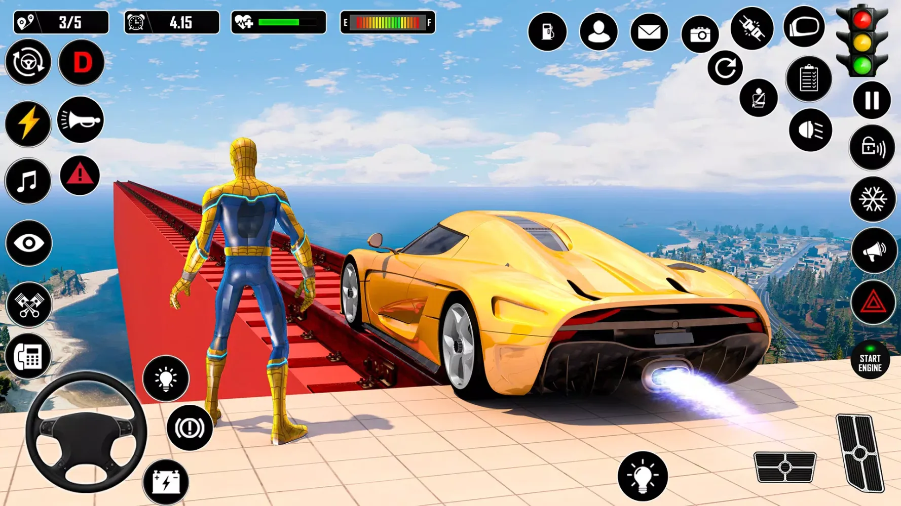 Screenshot di Car Stunt Games - GT Mega Ramp