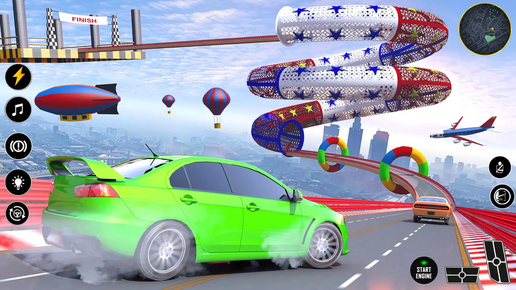 Screenshot di Car Stunt Games - GT Mega Ramp