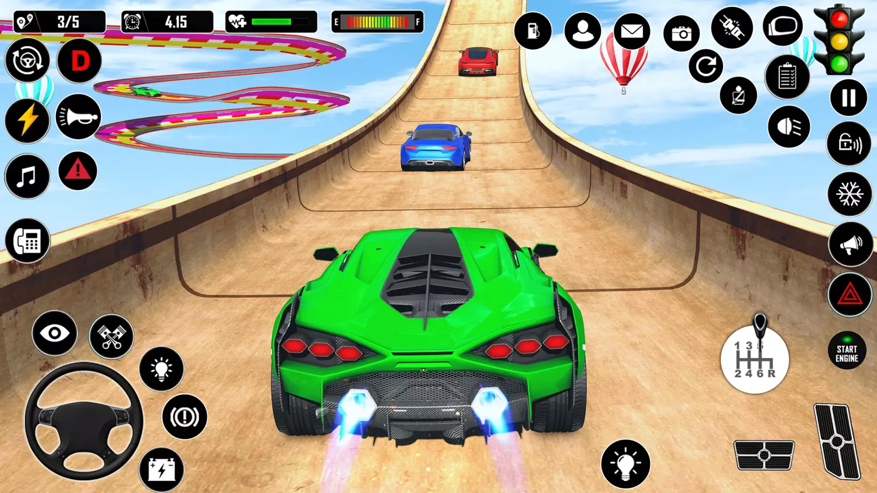 Screenshot di Car Stunt Games - GT Mega Ramp