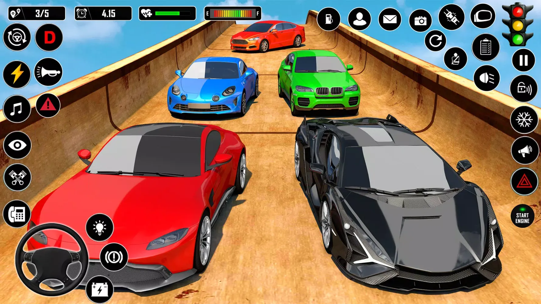 Screenshot di Car Stunt Games - GT Mega Ramp