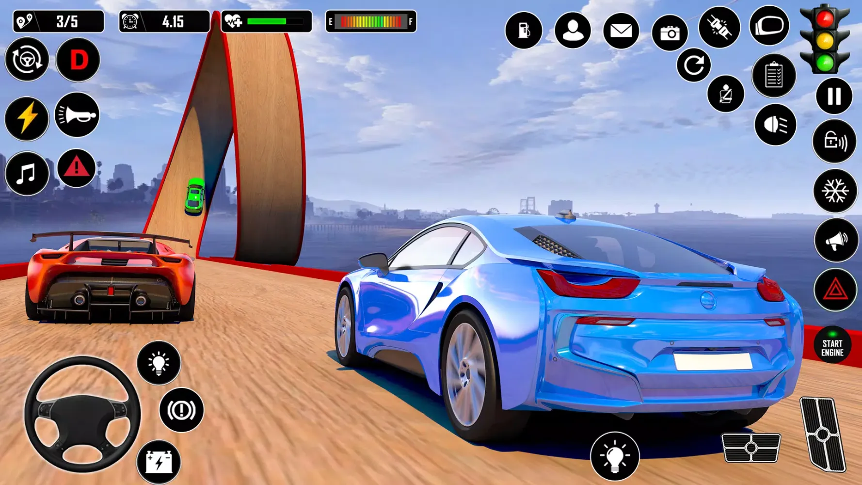 Screenshot di Car Stunt Games - GT Mega Ramp