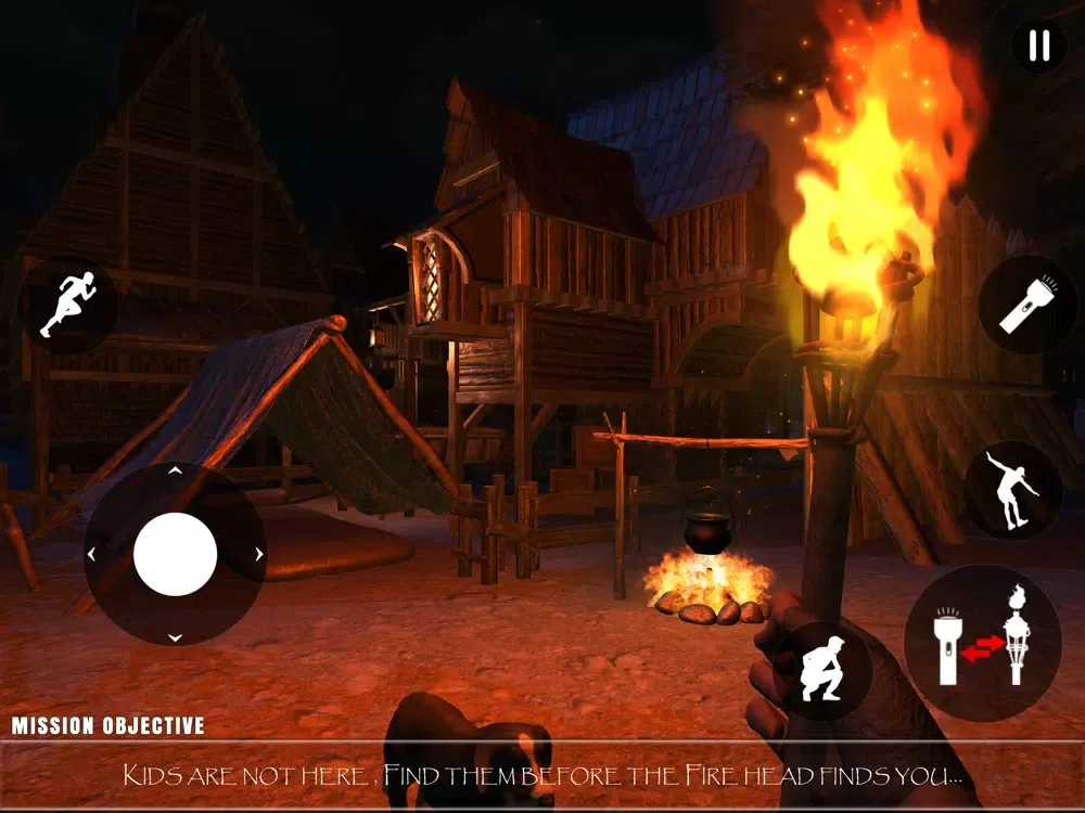 Tangkapan layar Scary Fire Head: Horror Game iPad 
