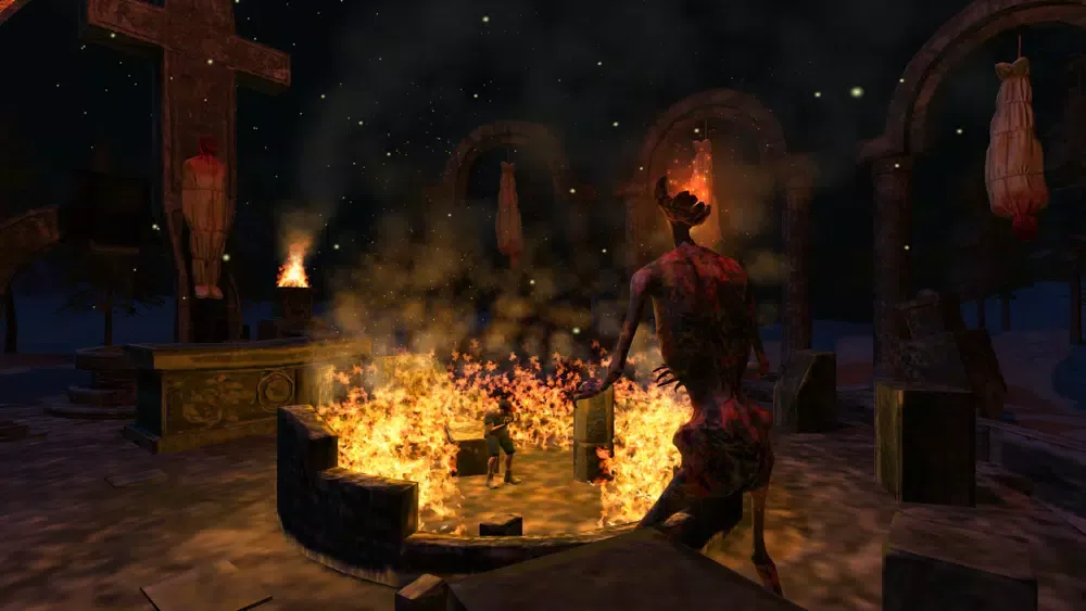 Tangkapan layar Scary Fire Head: Horror Game
