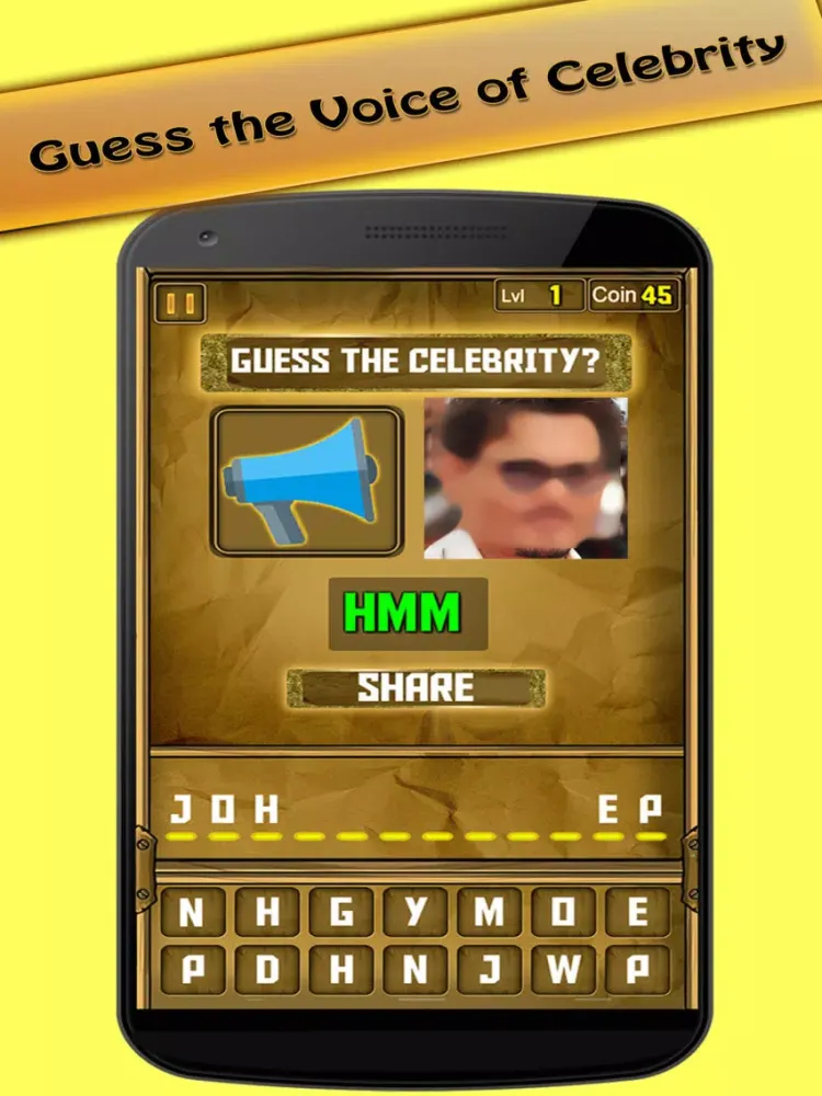 Zrzuty ekranu Voice Guess Challenge 2017 Celebrity Mode iPad 