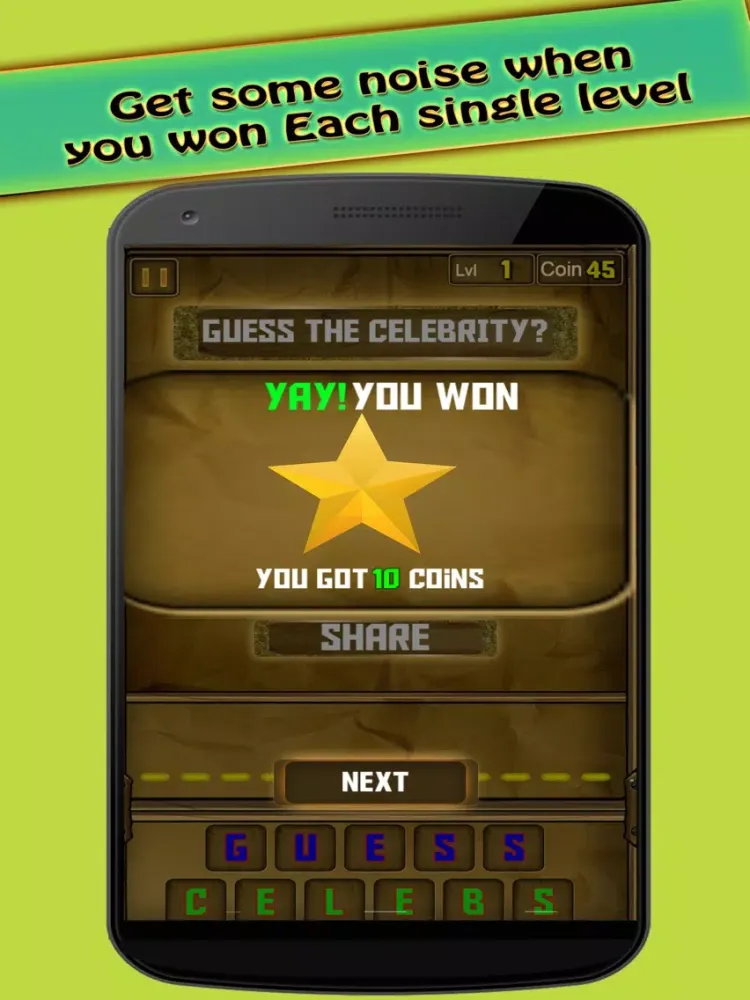 Zrzuty ekranu Voice Guess Challenge 2017 Celebrity Mode iPad 