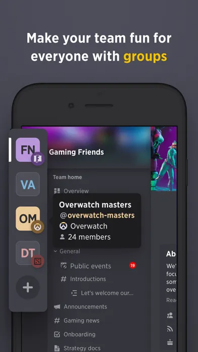 Скриншоты Guilded - community chat