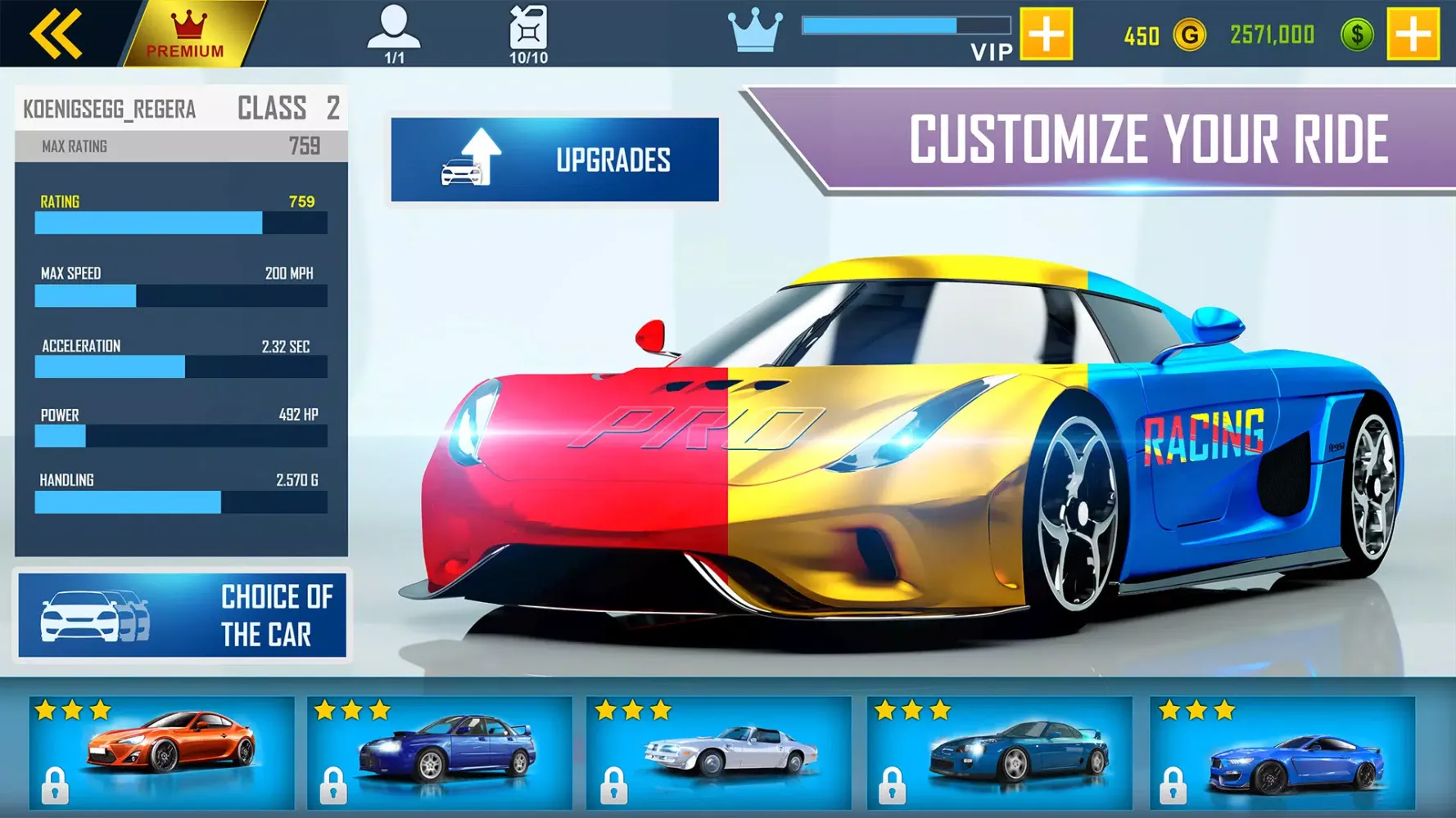Tangkapan layar GT Car Racing Games 3D Offline