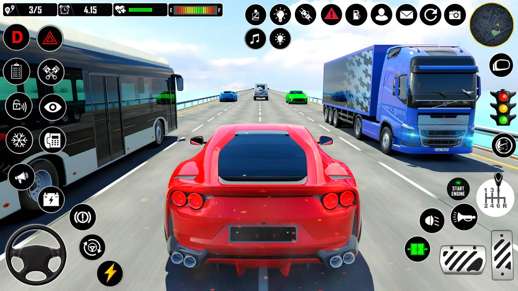 Tangkapan layar GT Car Racing Games 3D Offline