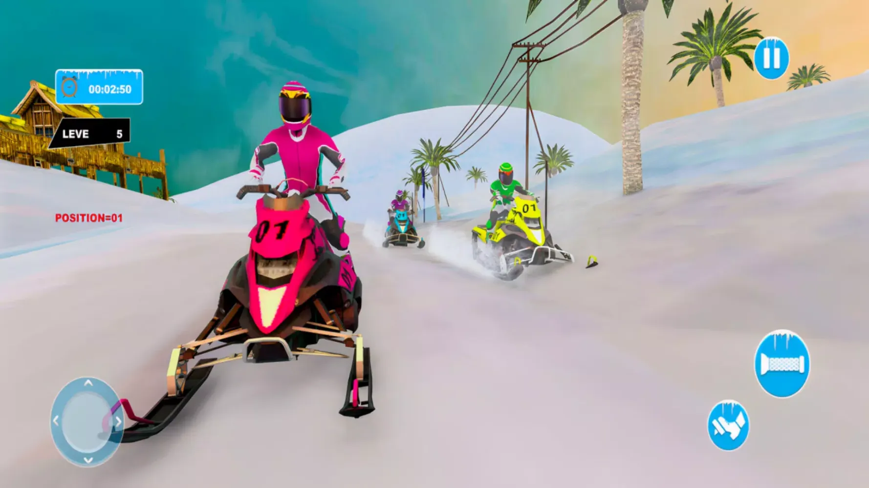 تصاویر Snow Bike Racing Snocross Game