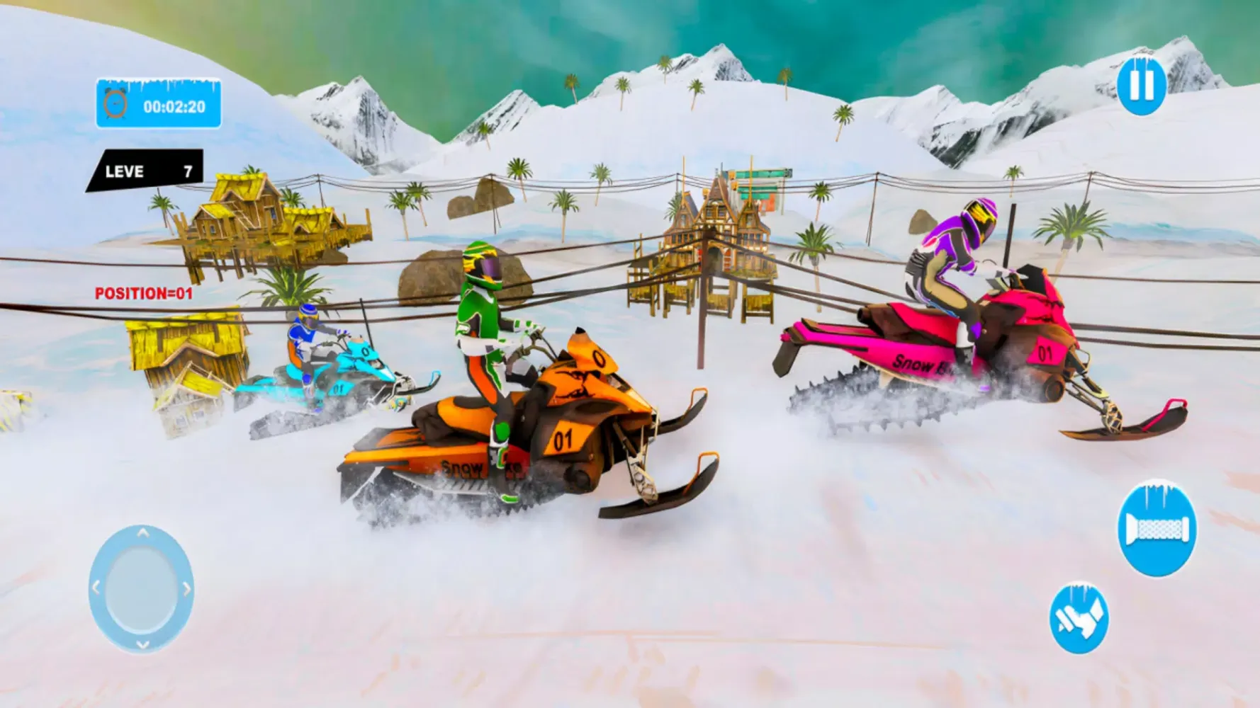 تصاویر Snow Bike Racing Snocross Game