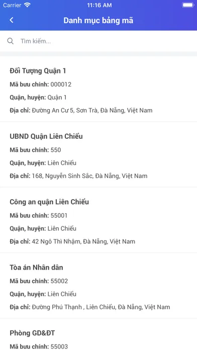 صور Tra cứu Mã bưu chính Đà Nẵng