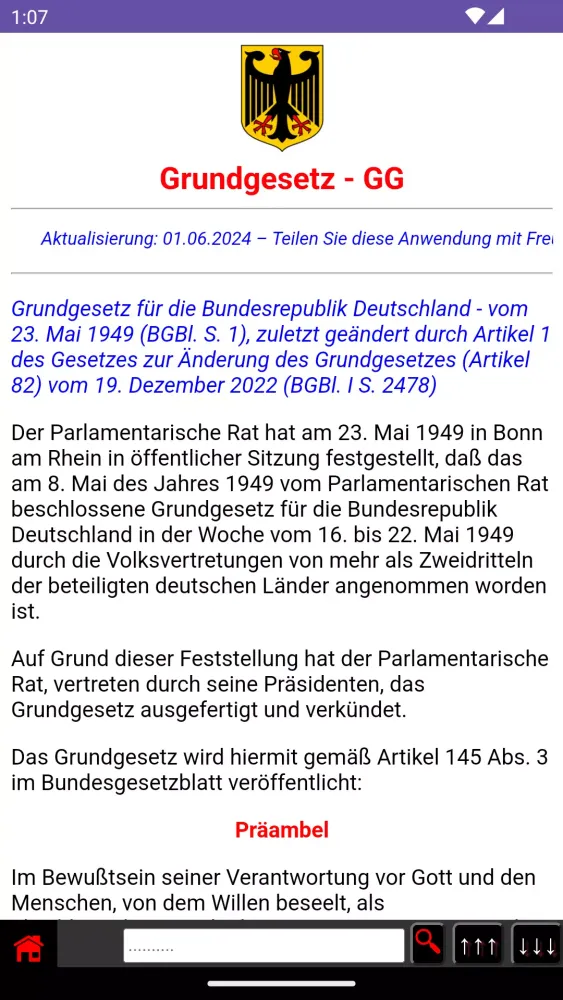 Grundgesetz - GG Screenshots