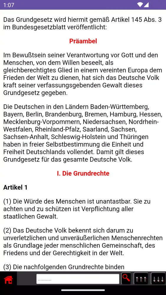 Grundgesetz - GG Screenshots