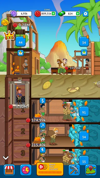 Mining Empire: Get Idle Gold Ekran Görüntüleri