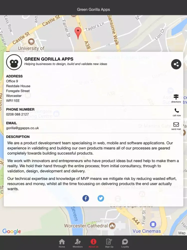 Green Gorilla Apps CRM iPad  স্ক্রিনশট