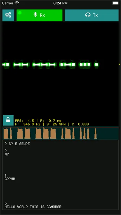 Tangkapan layar GGMorse