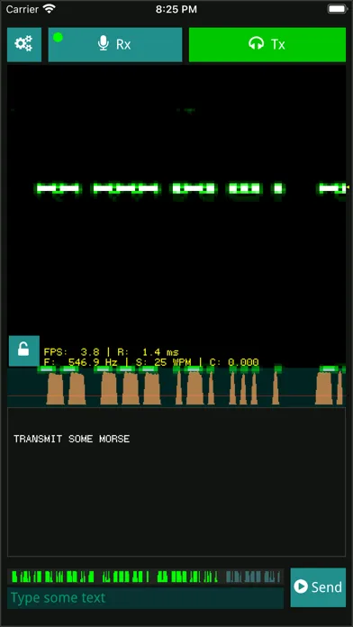Tangkapan layar GGMorse