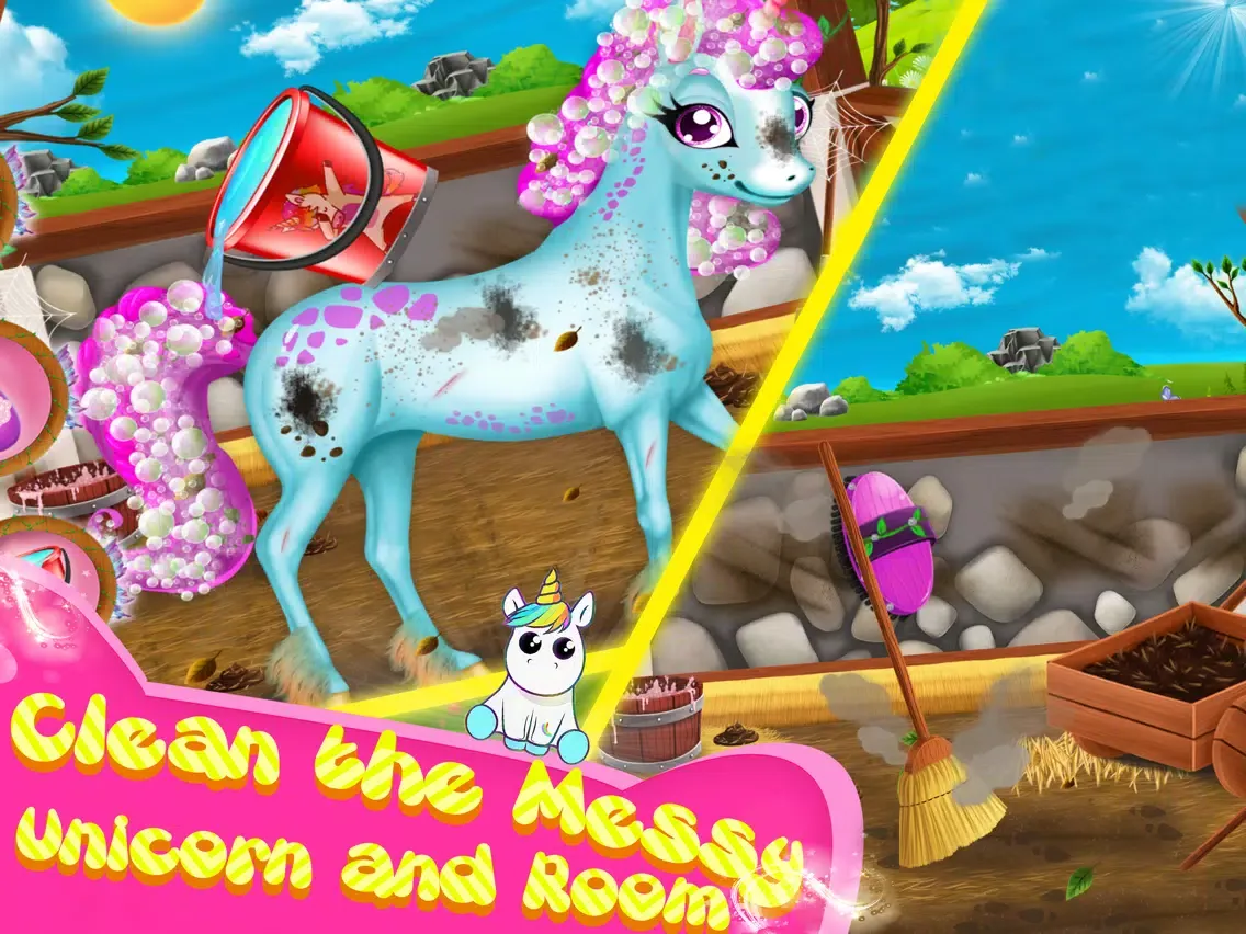 Unicorn Pet Care Daycare iPad 应用截图