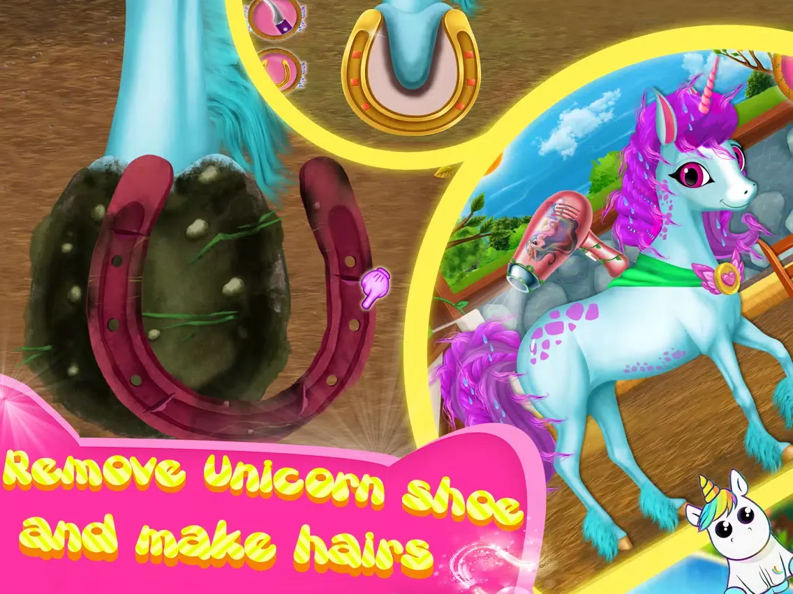 Unicorn Pet Care Daycare iPad 应用截图