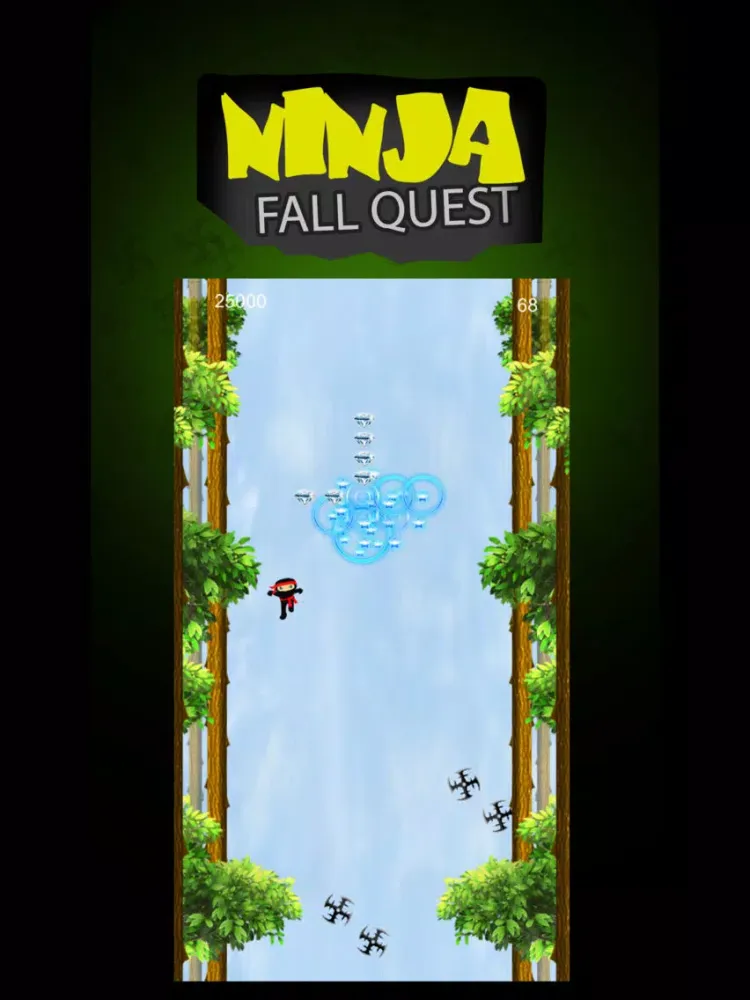 ภาพหน้าจอของ Ninja Fall Quest iPad 