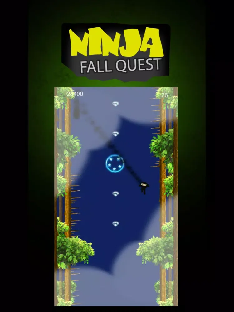 ภาพหน้าจอของ Ninja Fall Quest iPad 