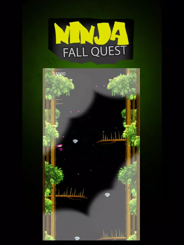 ภาพหน้าจอของ Ninja Fall Quest iPad 
