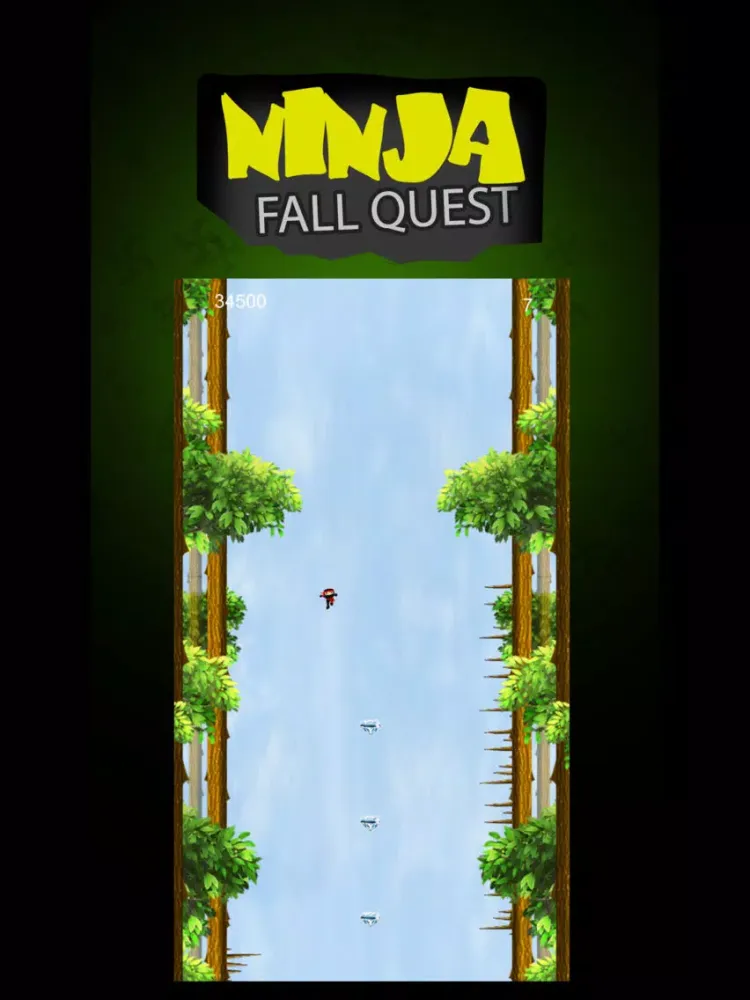 ภาพหน้าจอของ Ninja Fall Quest iPad 