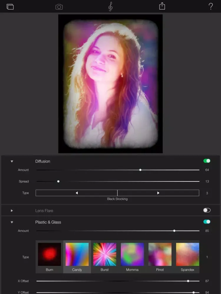 تصاویر Jazz! - Powerful Photo Editor iPad 