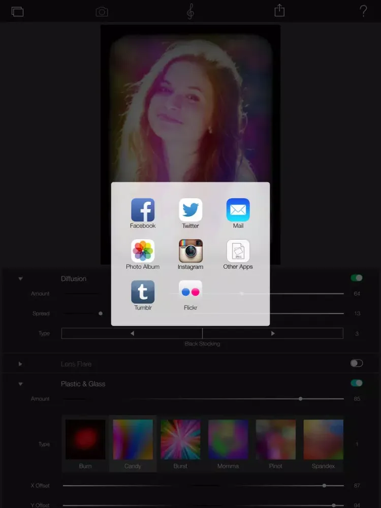 تصاویر Jazz! - Powerful Photo Editor iPad 