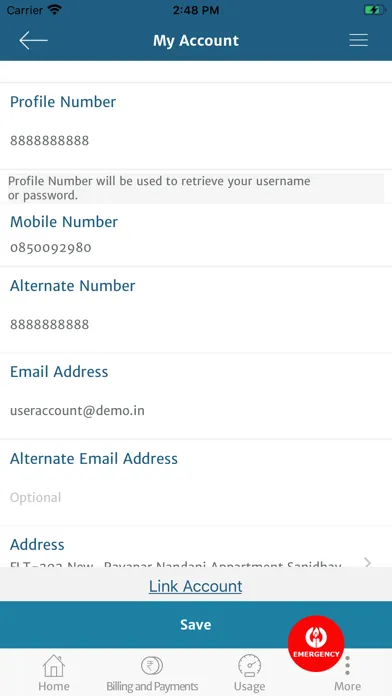 Скриншоты Gujarat Gas Limited-Mobile App