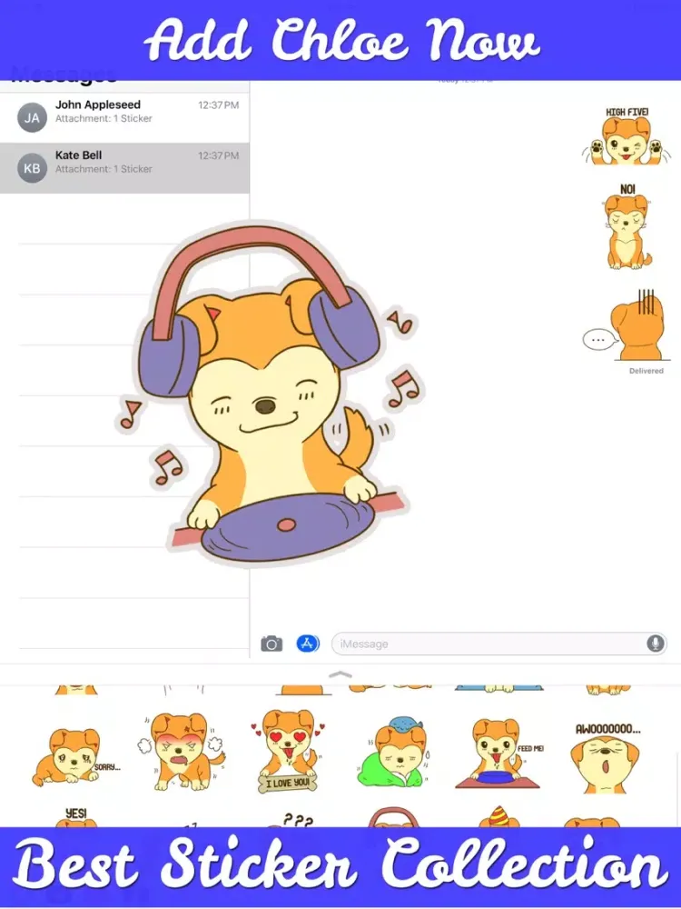 Chloe Puppy - cute pet pack iPad  স্ক্রিনশট