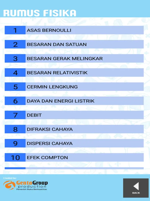 Скриншоты Rumus Matematika-Fisika iPad 