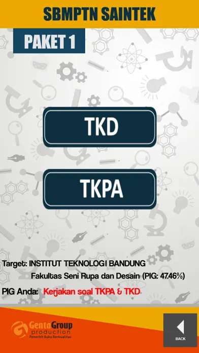 Simulasi SBMPTN SAINTEK 스크린샷