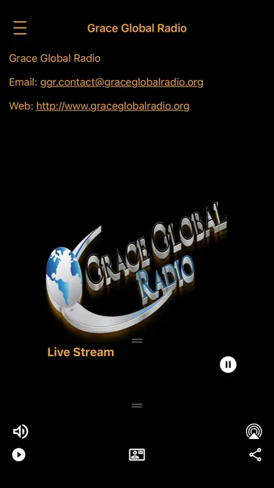 ภาพหน้าจอของ Grace Global Radio