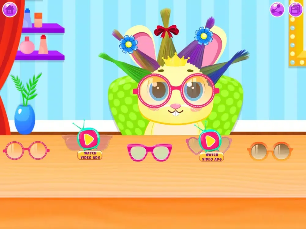 Capturas de tela do Cute Animal Pet Hairstyle Spa iPad 