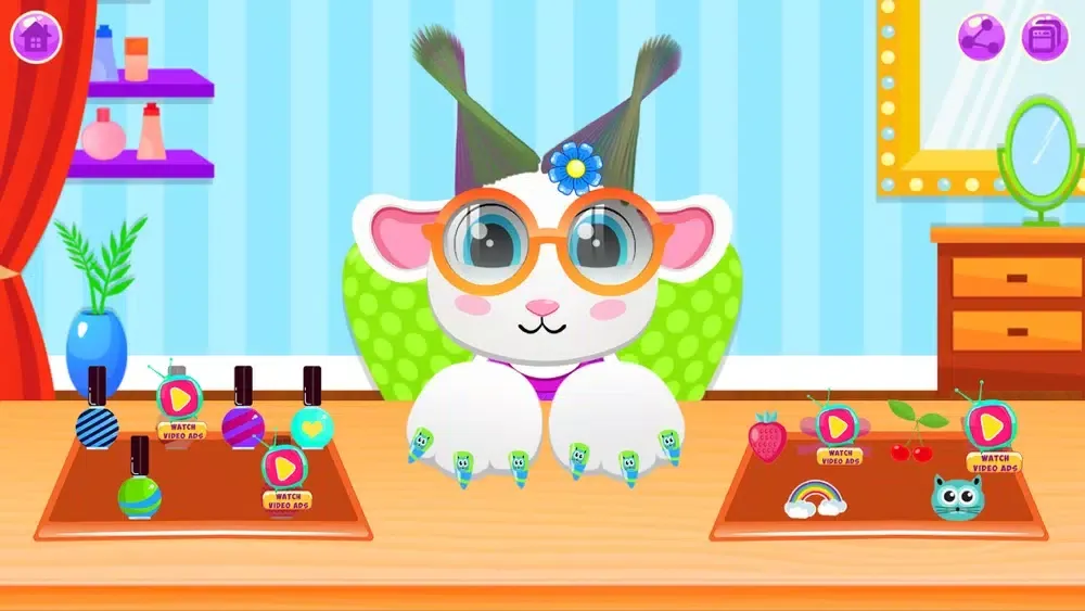 Capturas de tela do Cute Animal Pet Hairstyle Spa