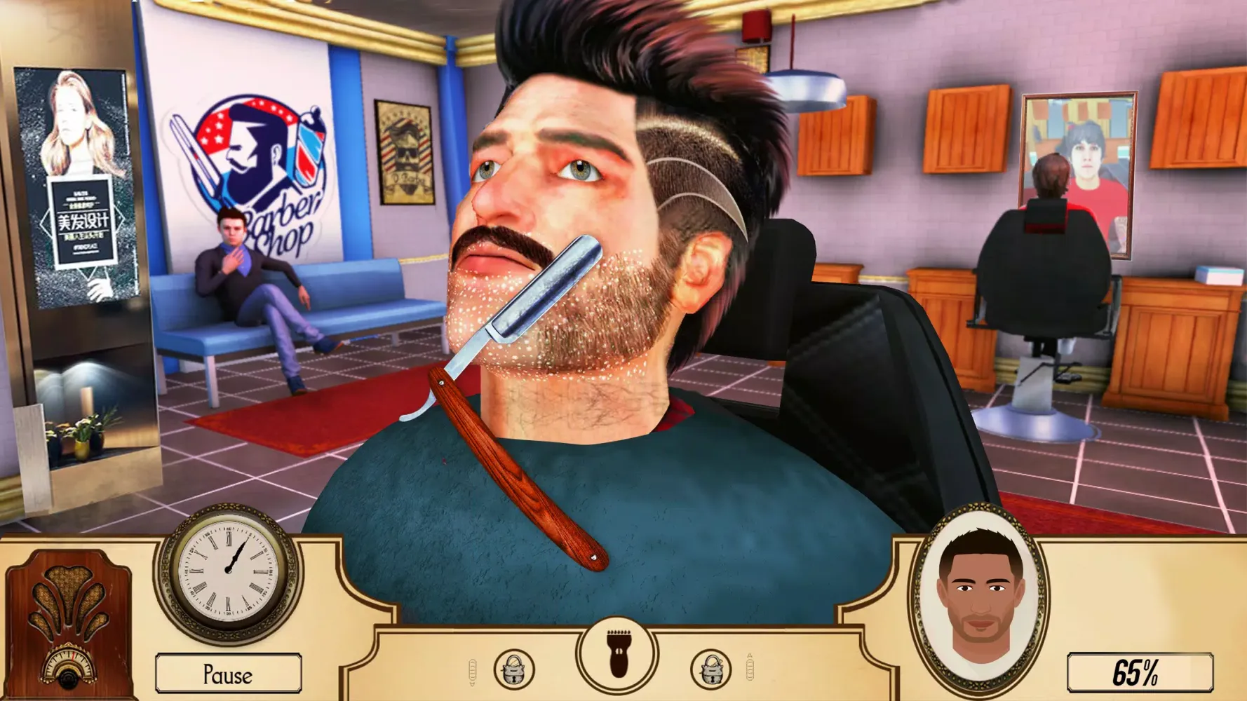 Barber Shop Hair Salon Game Screenshots