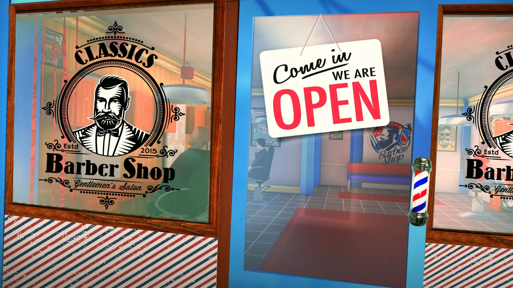 Barber Shop Hair Salon Game Screenshots
