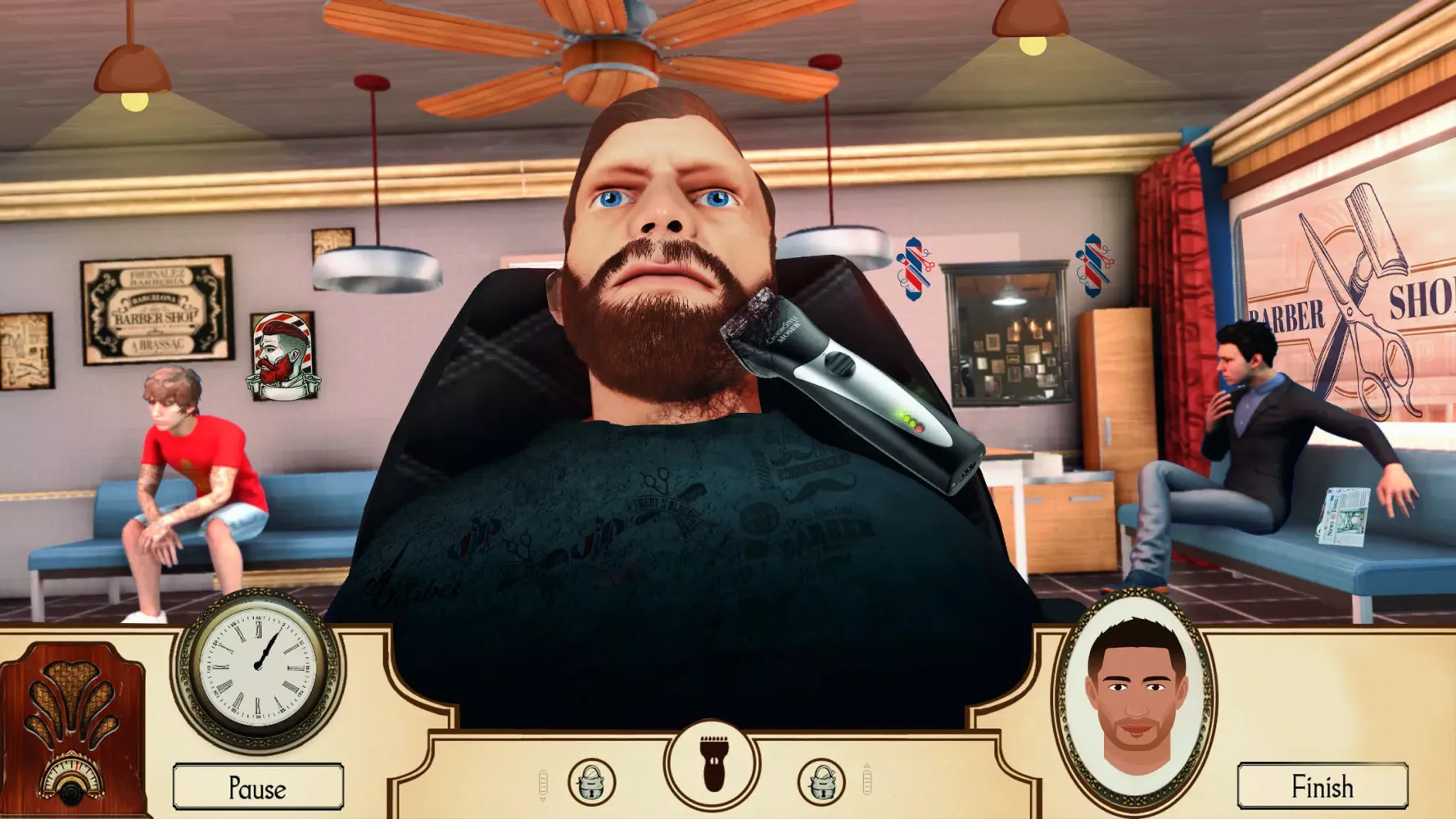 Barber Shop Hair Salon Game Screenshots