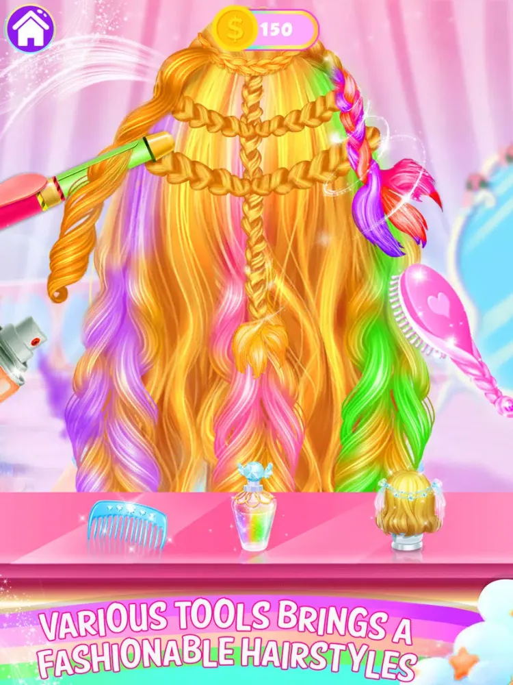 Ảnh chụp màn hình của Princess Braided Hair Stylist iPad 