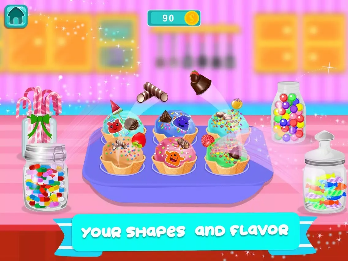 Скриншоты Cone Ice Cream Cupcake Baker iPad 