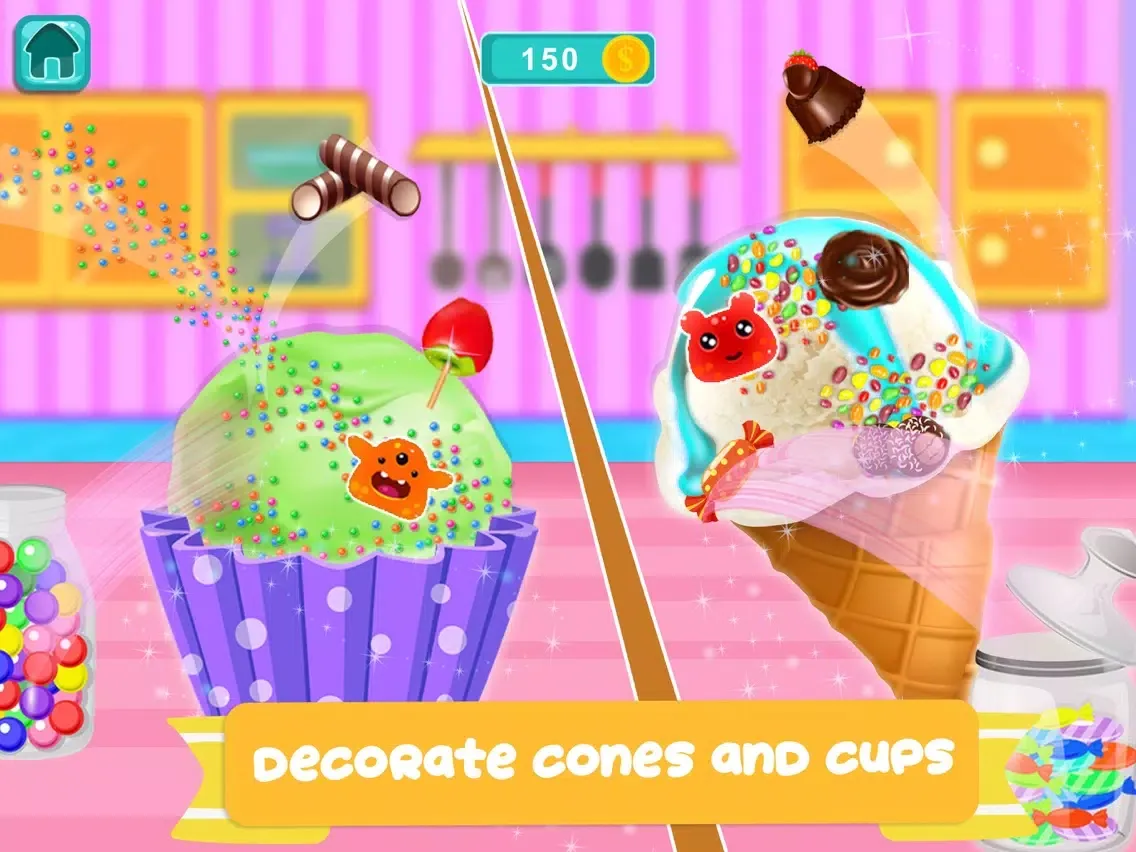Скриншоты Cone Ice Cream Cupcake Baker iPad 
