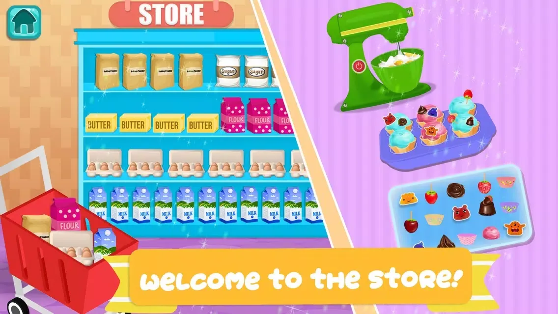 Скриншоты Cone Ice Cream Cupcake Baker