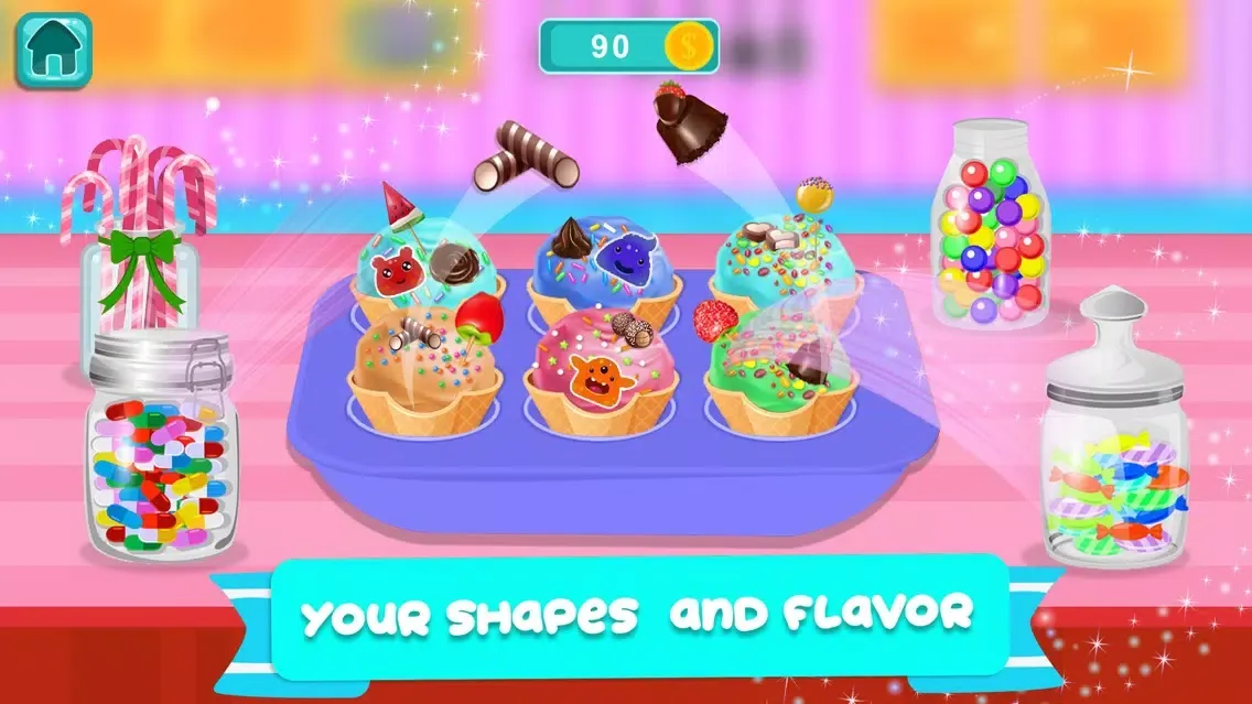 Скриншоты Cone Ice Cream Cupcake Baker
