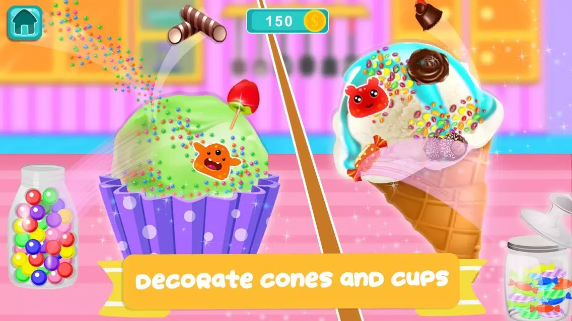 Скриншоты Cone Ice Cream Cupcake Baker