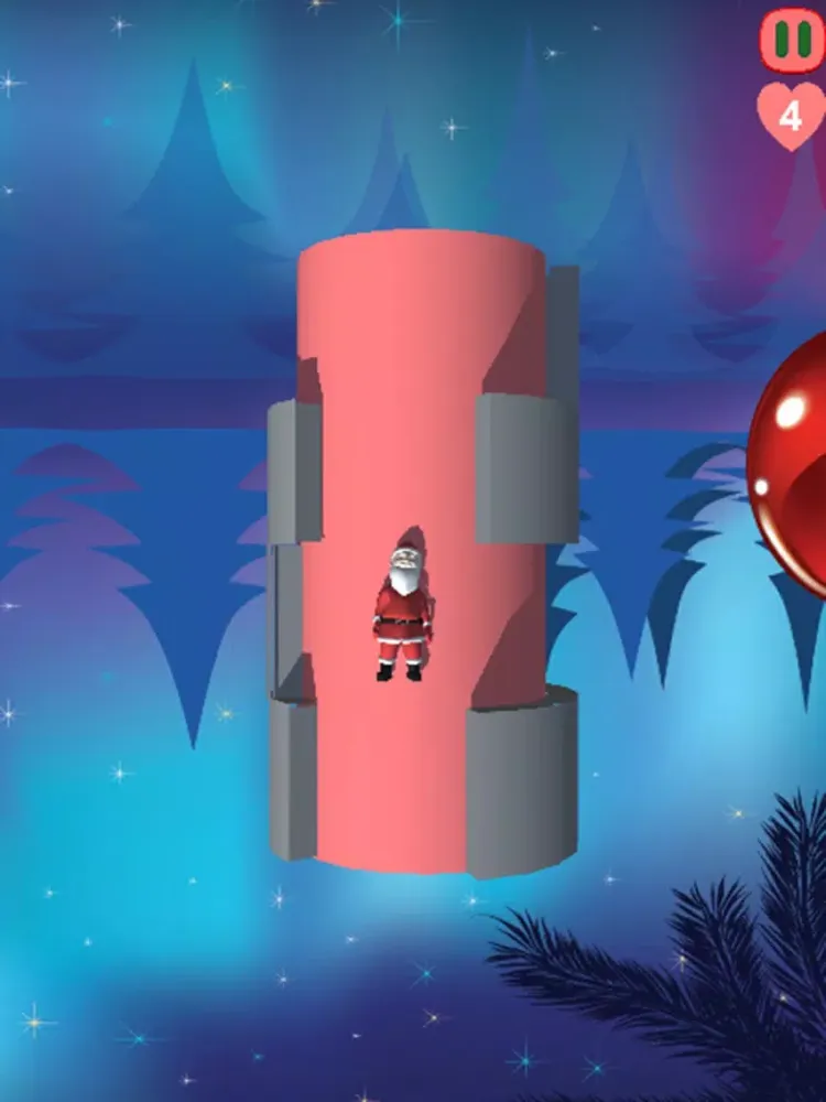 Ảnh chụp màn hình của XMAS Santa Jump Adventure 3D iPad 