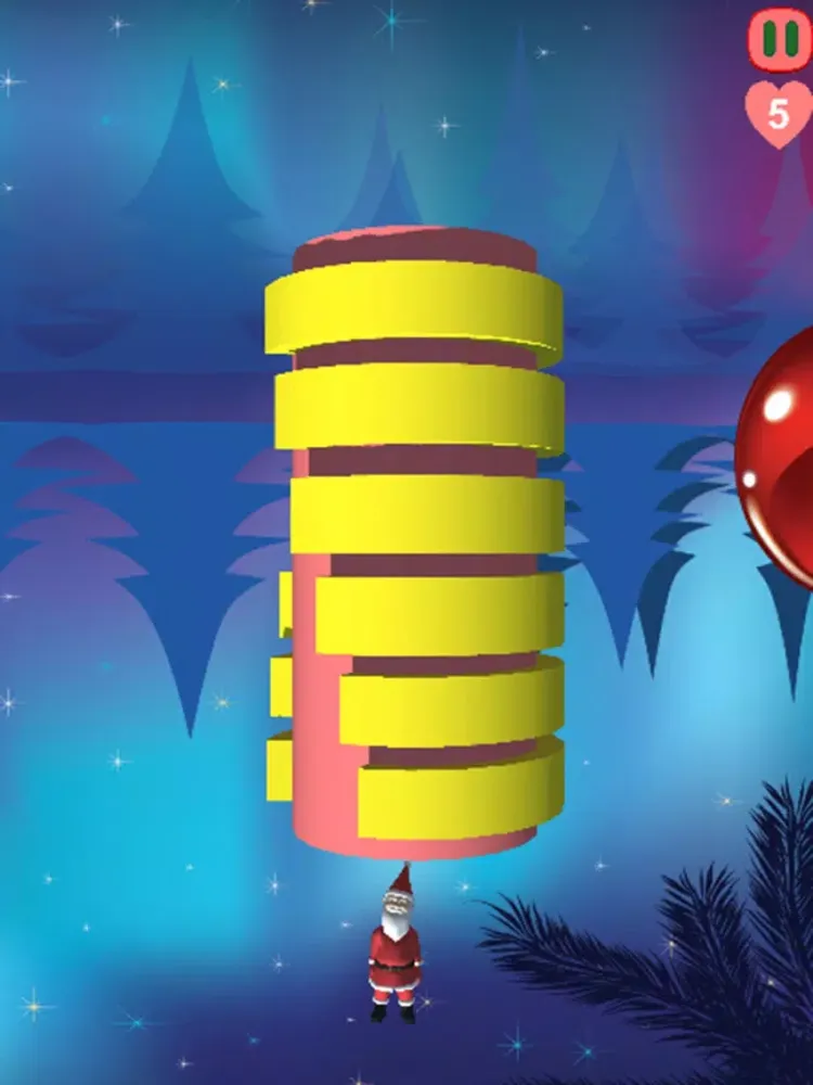 Ảnh chụp màn hình của XMAS Santa Jump Adventure 3D iPad 